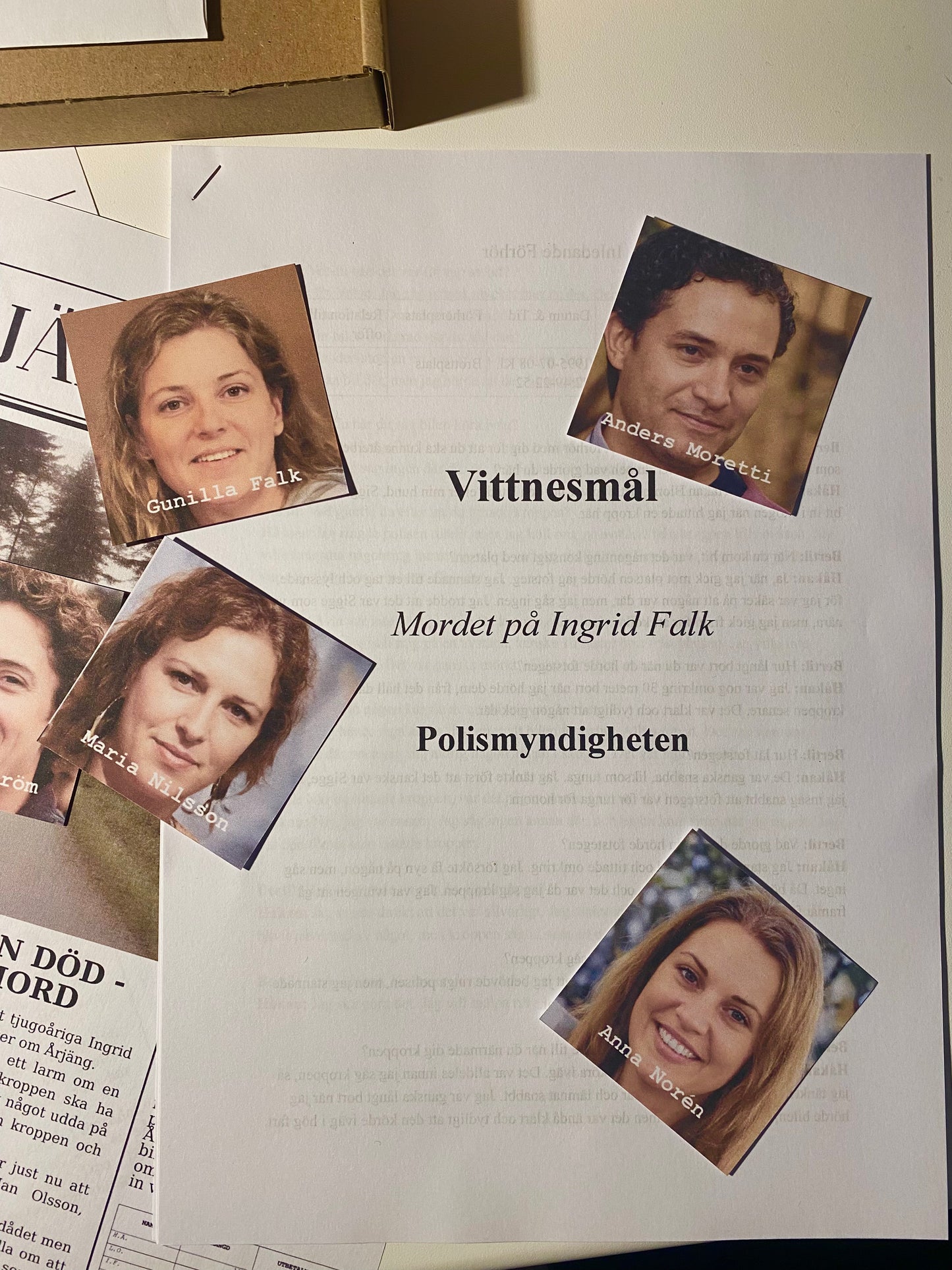 Innehåll i mordgåtan Strypmordet 1995