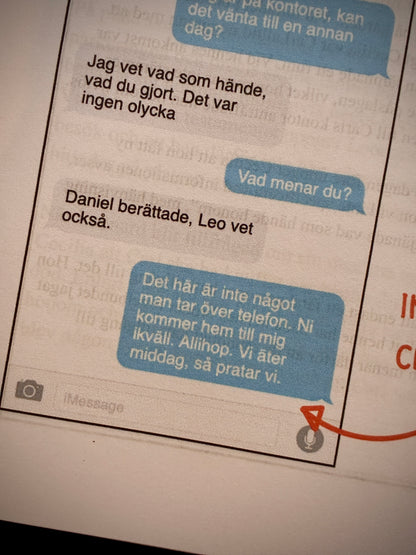 Innehåll i mini-mordgåtan Arvtagaren
